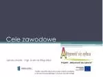 Cele zawodowe - slide 1