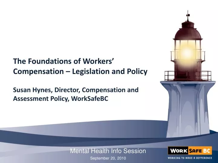 the foundations of workers compensation legislation and policy