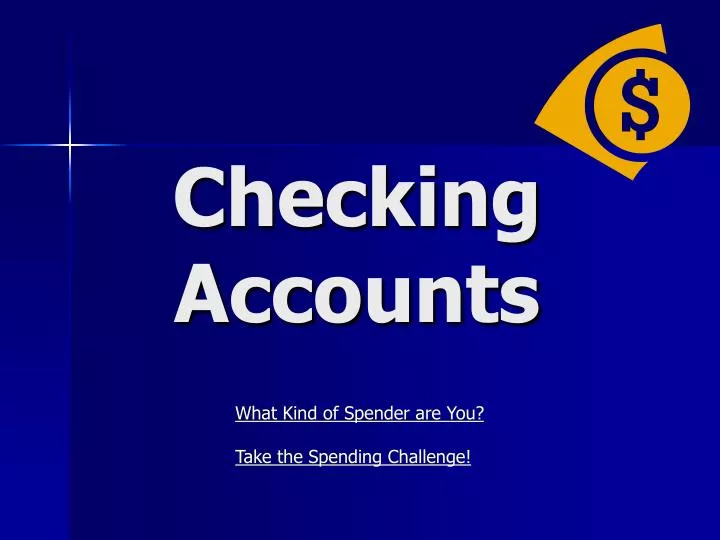 checking accounts