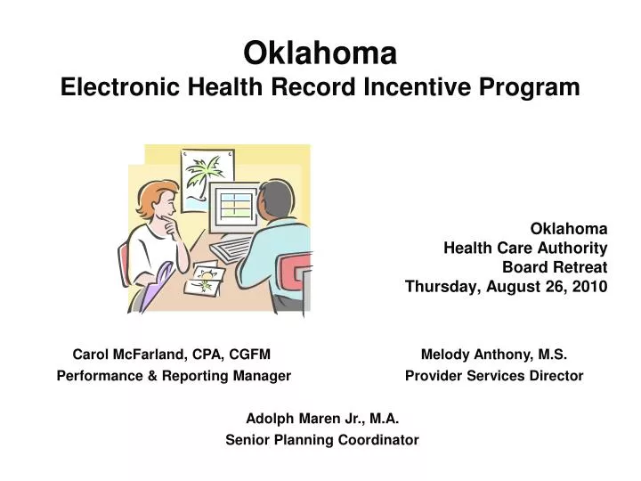 oklahoma electronic health record incentive program