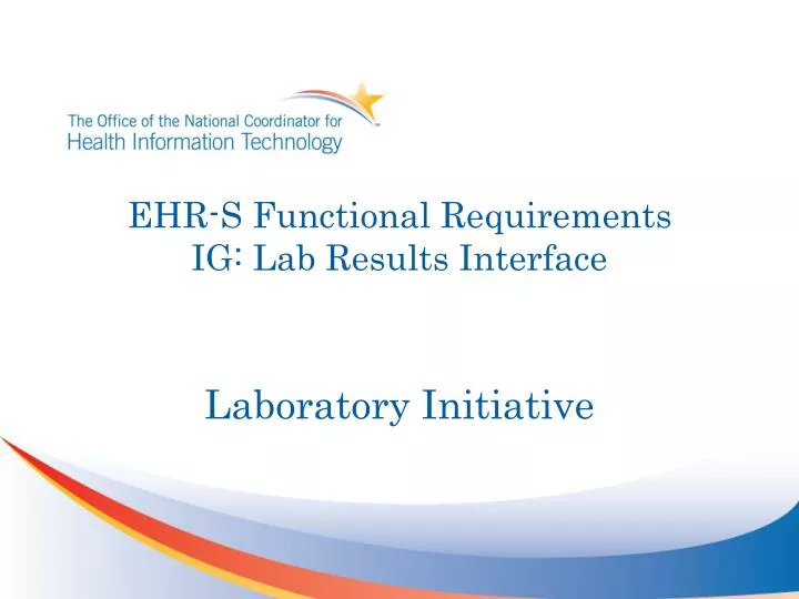 ehr s functional requirements ig lab results interface
