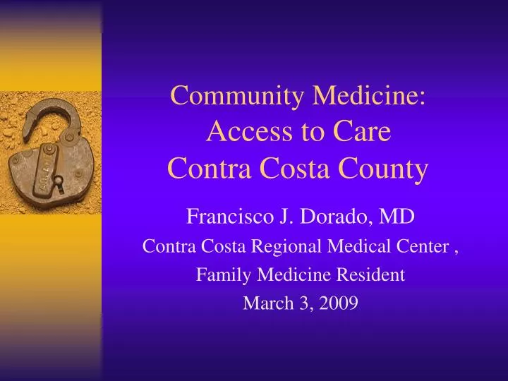 community medicine access to care contra costa county