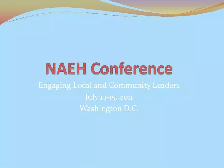 naeh conference