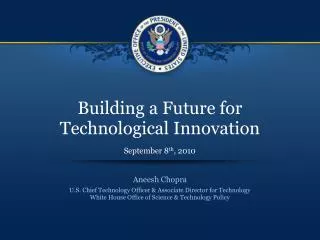 Building a Future for Technological Innovation