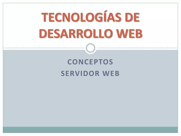 tecnolog as de desarrollo web