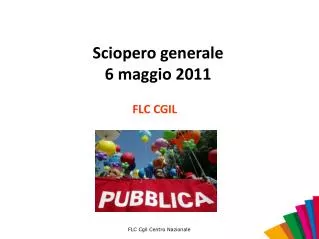 sciopero generale 6 maggio 2011