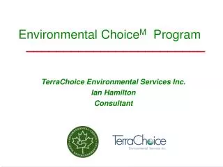 Environmental Choice M Program