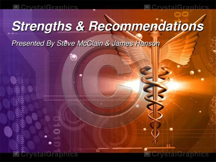 strengths recommendations