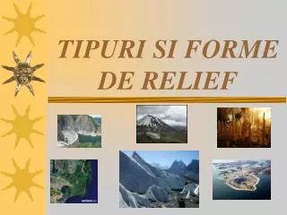 tipuri si forme de relief
