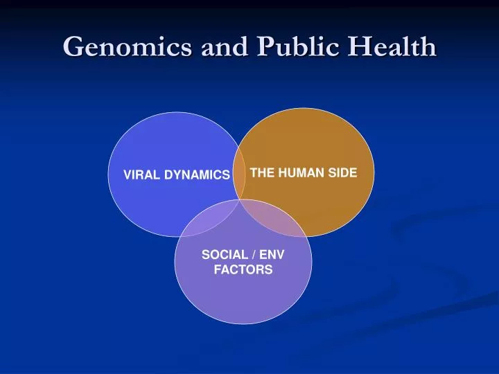 genomics and public health