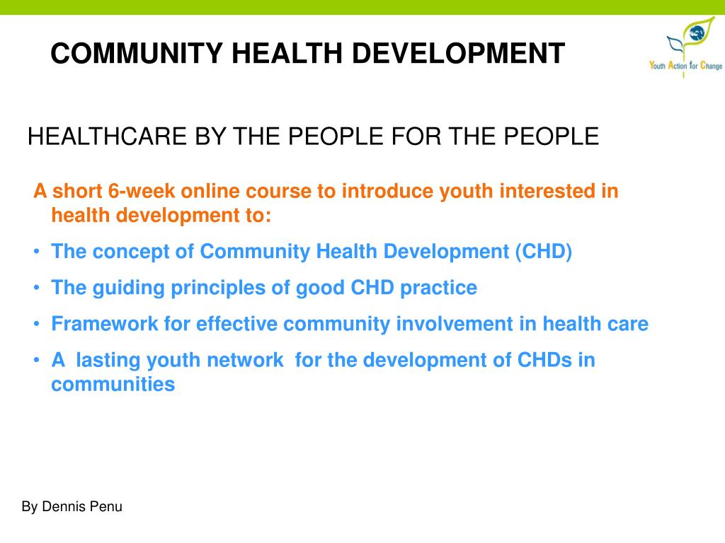 PPT - COMMUNITY HEALTH DEVELOPMENT PowerPoint Presentation, free ...
