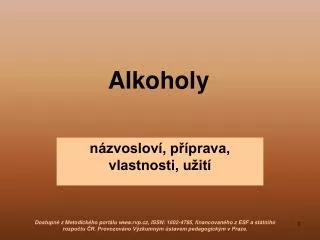 alkoholy