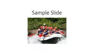 sample slide