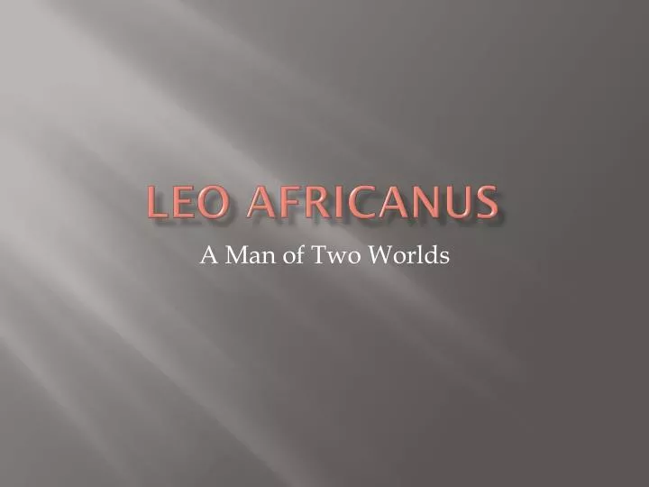 leo africanus