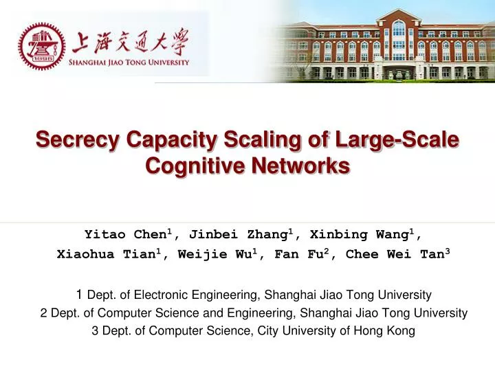 secrecy capacity scaling of large scale cognitive networks