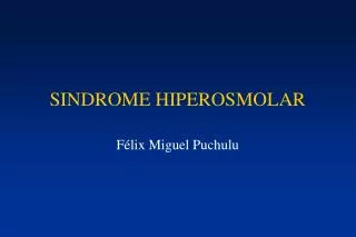 sindrome hiperosmolar