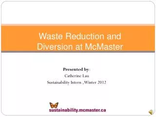 Waste Reduction and Diversion at McMaster