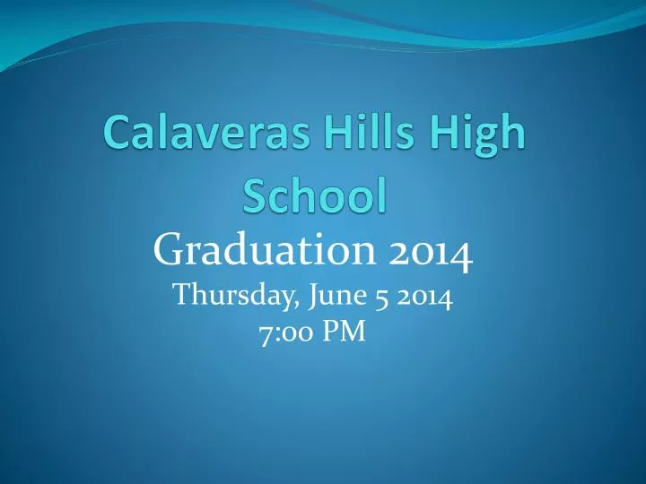 calaveras hills high school