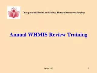 Annual WHMIS Review Training