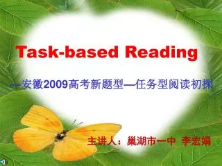 Task-based Reading