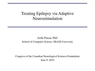 Treating Epilepsy via Adaptive Neurostimulation