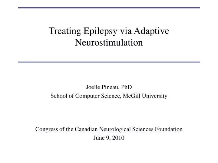 treating epilepsy via adaptive neurostimulation