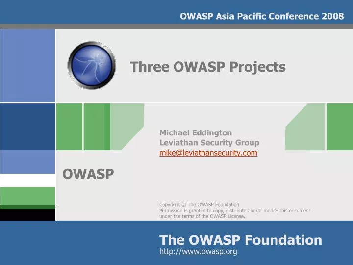 three owasp projects