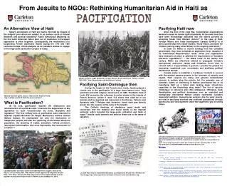 From Jesuits to NGOs: Rethinking Humanitarian Aid in Haiti as