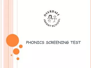 PHONICS SCREENING TEST