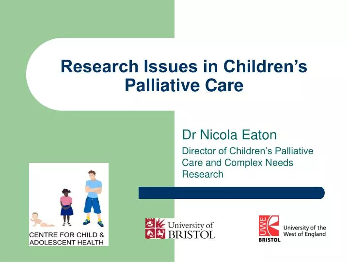 research issues in children s palliative care