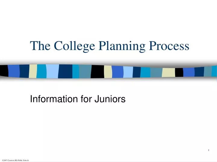 the college planning process