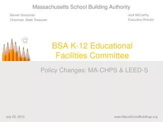 BSA K-12 Educational Facilities Committee