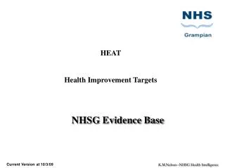 HEAT Health Improvement Targets