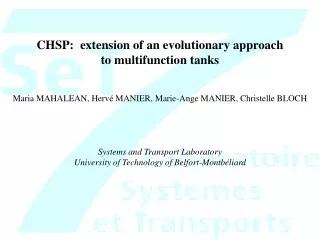 CHSP: extension of an evolutionary approach to multifunction tanks