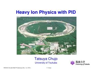 Heavy Ion Physics with PID