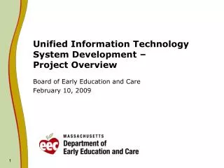 Unified Information Technology System Development – Project Overview