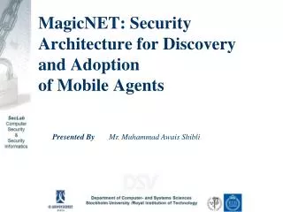 MagicNET: Security Architecture for Discovery and Adoption of Mobile Agents