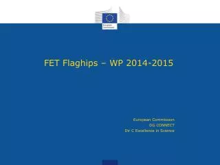 FET Flaghips – WP 2014-2015
