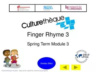 Finger Rhyme 3
