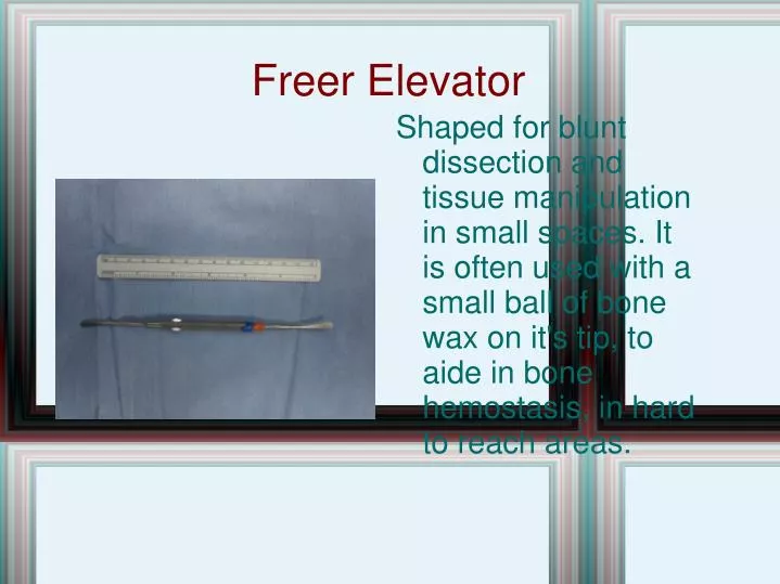 freer elevator