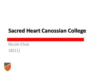 sacred heart canossian college
