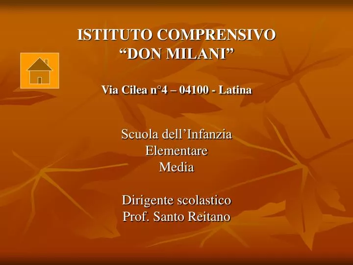 istituto comprensivo don milani via cilea n 4 04100 latina