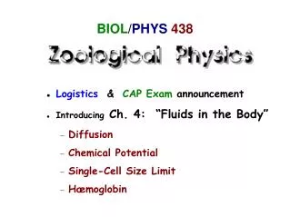 BIOL / PHYS 438