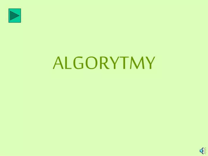 algorytmy