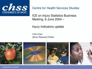 ICE on Injury Statistics Business Meeting, 6 June 2004 – Injury Indicators update