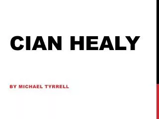 cian healy