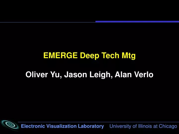 emerge deep tech mtg oliver yu jason leigh alan verlo