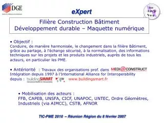 fili re construction b timent d veloppement durable maquette num rique