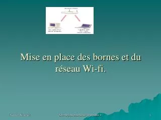mise en place des bornes et du r seau wi fi