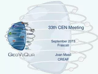 33th CEN Meeting